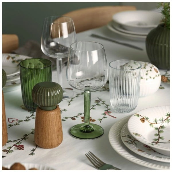 Față de masă din bumbac 150x220 cm  cu model de Crăciun Hammershøi Christmas – Kähler Design-image-3