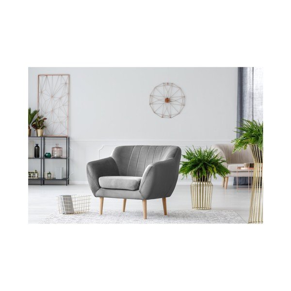 Fotoliu Mazzini Sofas BENITO, gri-image-2