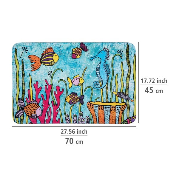 Covoraș de baie din material textil 45x70 cm Rollin'Art Ocean Life – Wenko-image-3
