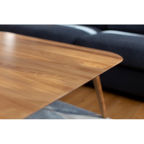 Măsuță de cafea din lemn de frasin Ragaba Contrast Tetra, natural, 110 x 110cm-image-2