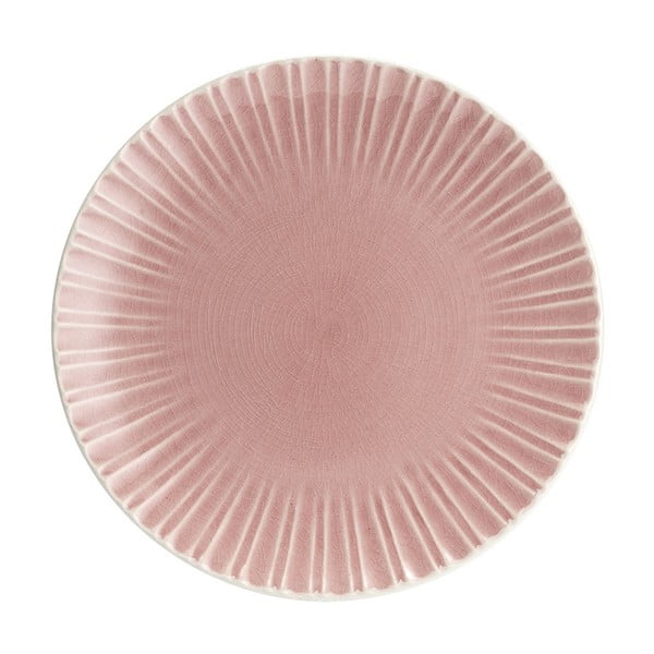Farfurie ceramică Ladelle Mia, ⌀ 21,5 cm, roz
