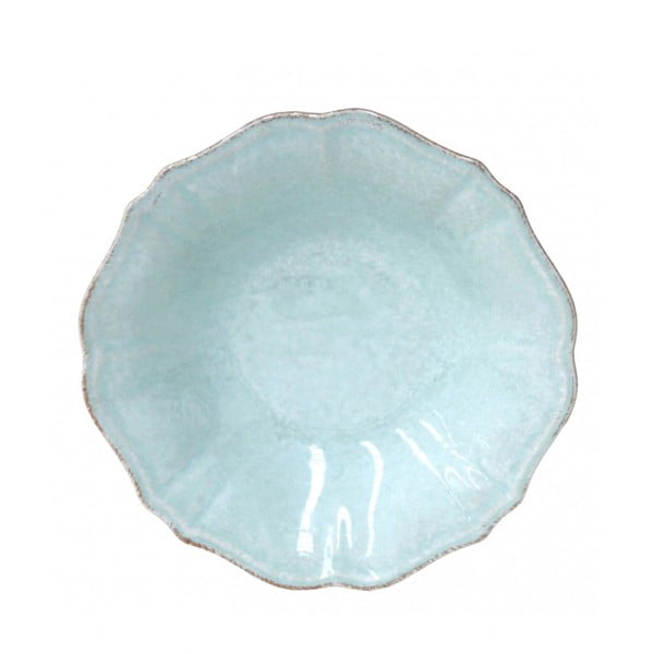 Farfurie supă din ceramică Casafina Impressions, ⌀ 24 cm, turcoaz