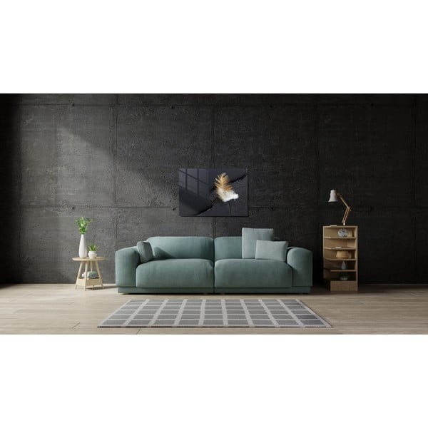 Tablou din sticlă 100x70 cm Feather – Wallity-image-2