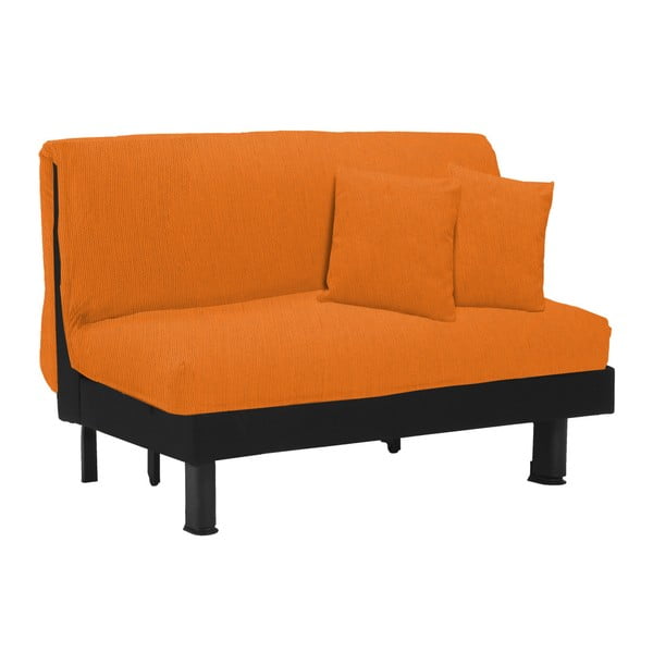 Canapea extensibilă cu 2 locuri 13Casa Lillo, portocaliu