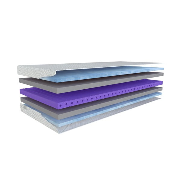 Saltea mediu-fermă din spumă 180x200 cm Blue magic – Materasso-image-1