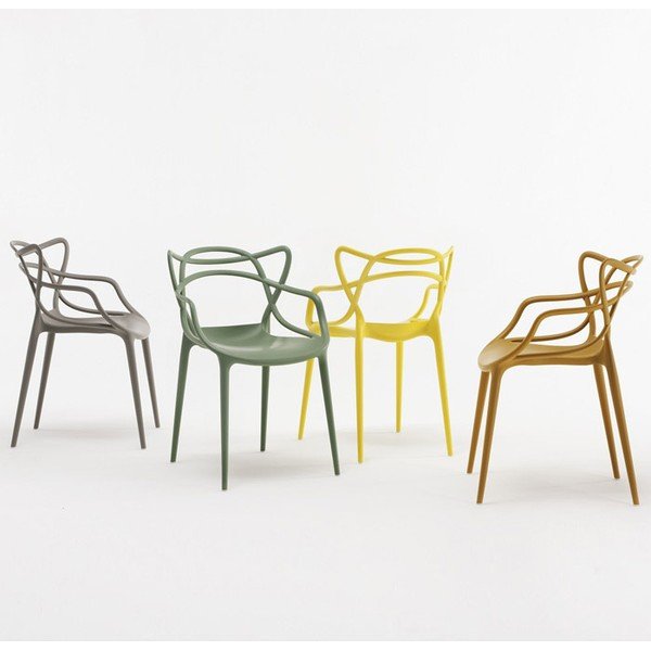 Scaun Kartell Masters, galben-image-2