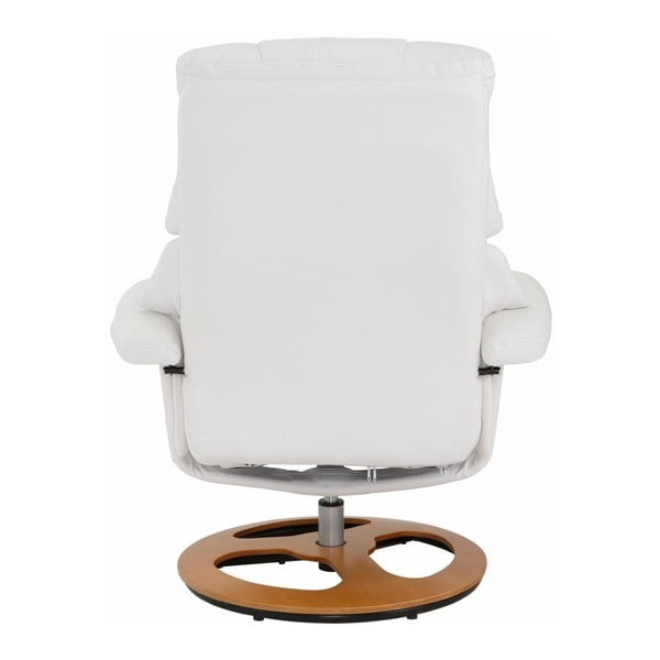 Set fotoliu și taburet Støraa Tony, alb-image-3