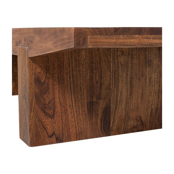 Măsuță de cafea în culoare naturală închisă din lemn de acacia 48x152 cm Eron – WOOOD-image-4