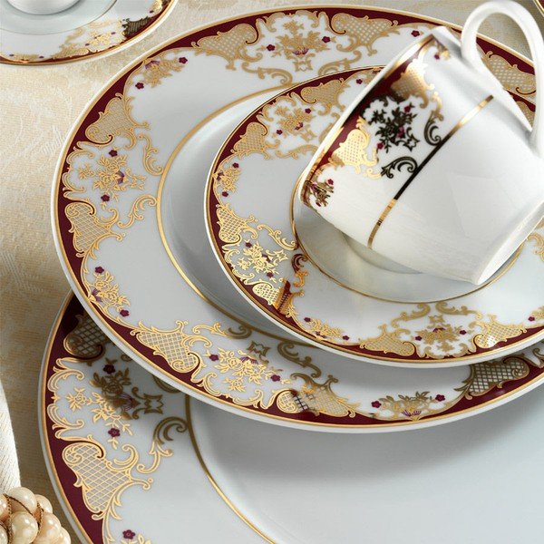 Set veselă din porțelan Kutahya Lucembourg, 59 piese-image-2