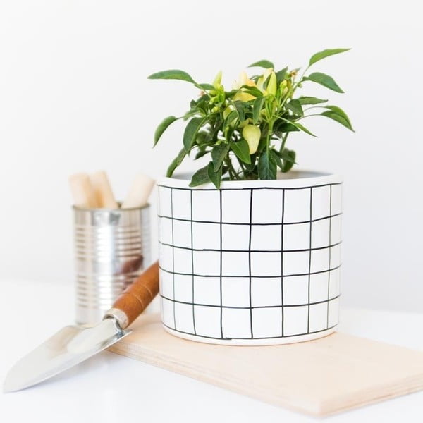 Ghiveci FOR.REST Design Grille, 13,5 cm-image-1