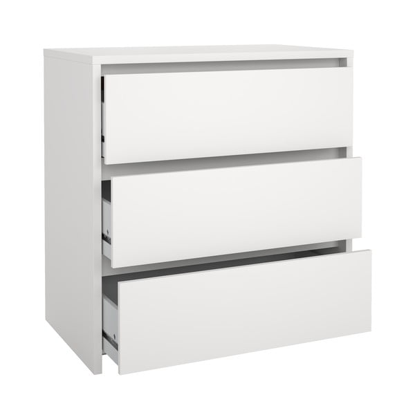 Comodă albă 80x84x48 cm Next – Tvilum-image-3