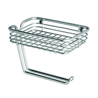 Suport din metal cu coș pentru hârtia igienică InterDesign