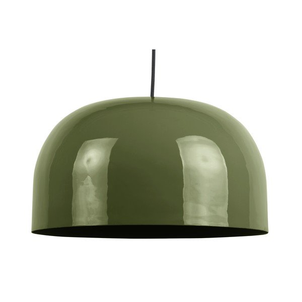 Lustră verde cu abajur din metal ø 40 cm Dome – Leitmotiv