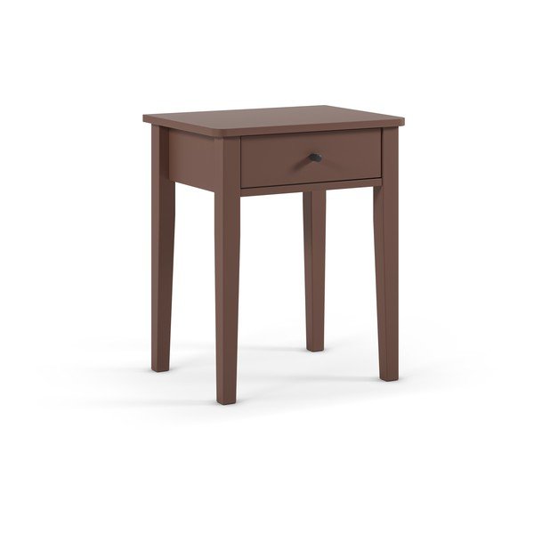 Noptieră teracotă cu aspect mat Bart – Marckeric