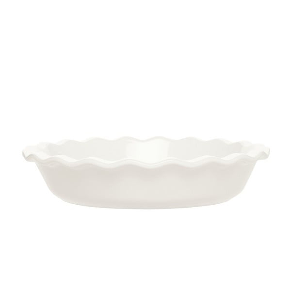 Formă de copt din ceramică Emile Henry, , ⌀ 26 cm, alb