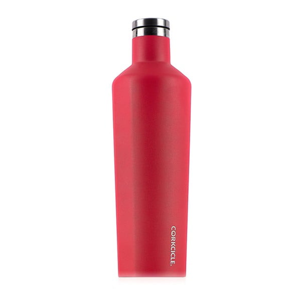 Termos Corkcicle Canteen Red Large, 740 ml, roșu