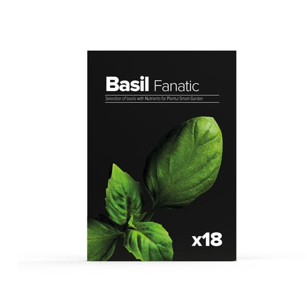 Set de 18 capsule cu semințe de busuioc Plantui Basil Fanatic
