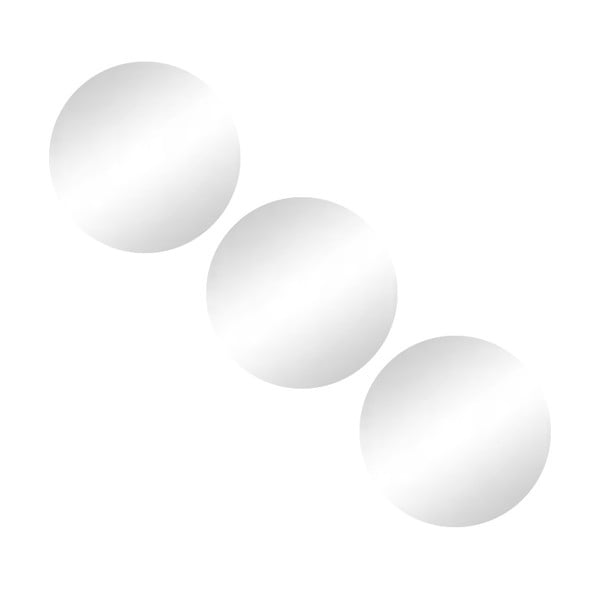 Oglinzi 3 buc. de perete ø 15 cm – MSV