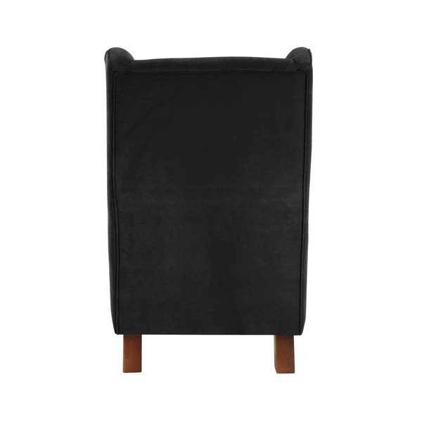  Fotoliu Max Winzer Bruno Velor, negru-image-1
