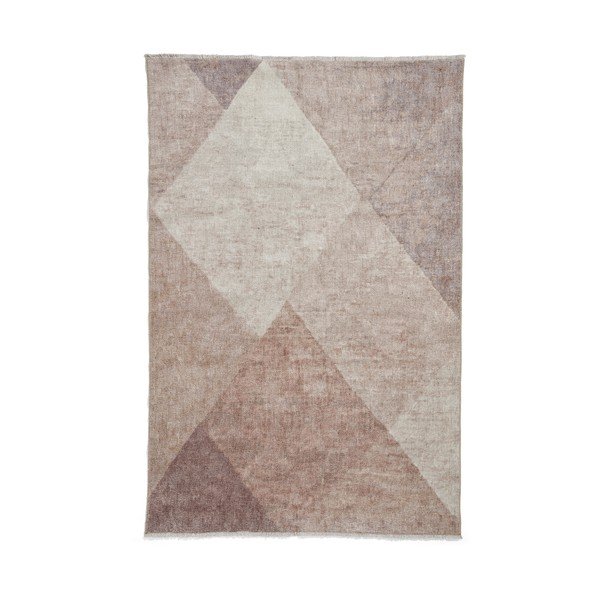 Covor maro deschis lavabil din amestec de bumbac 122x170 cm Whisper – Think Rugs