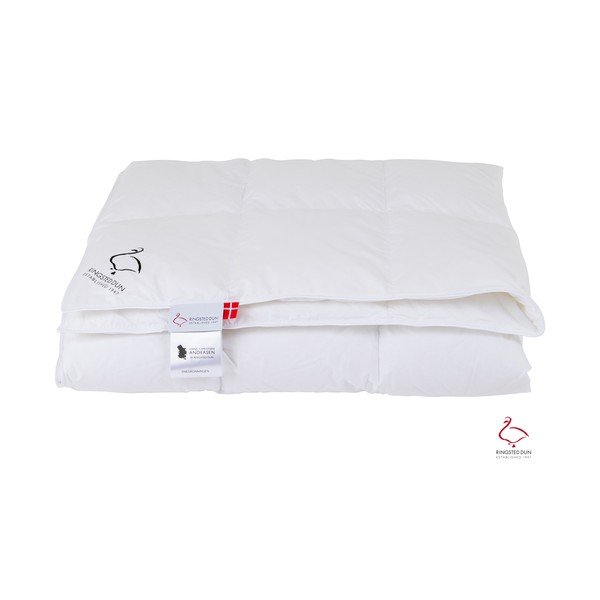Pilotă cu umplutură de pene pentru vară 200x140 cm Snow Queen – Ringsted Dun