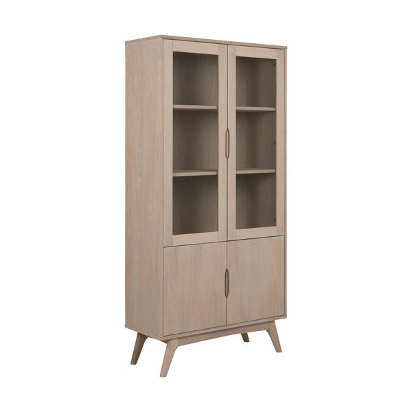 Vitrină în decor de stejar 94x192 cm Marte - Actona-image-1