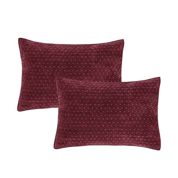 Fețe de pernă 2 buc. 50x75 cm Attica Velvet – Bianca