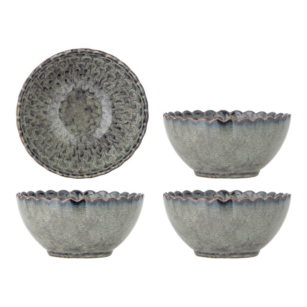 Boluri mici gri 4 buc. pentru supÄdin ceramicÄ625 ml Katrina âu0080Bloomingville
