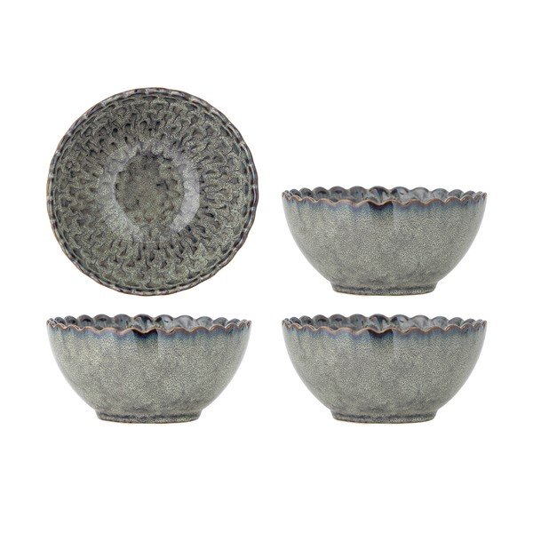 Boluri mici gri 4 buc. pentru supă din ceramică 625 ml Katrina – Bloomingville