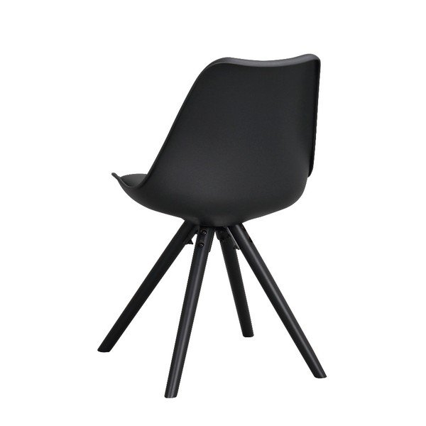Scaun cu baza neagră Rowico Melvin, negru-image-2