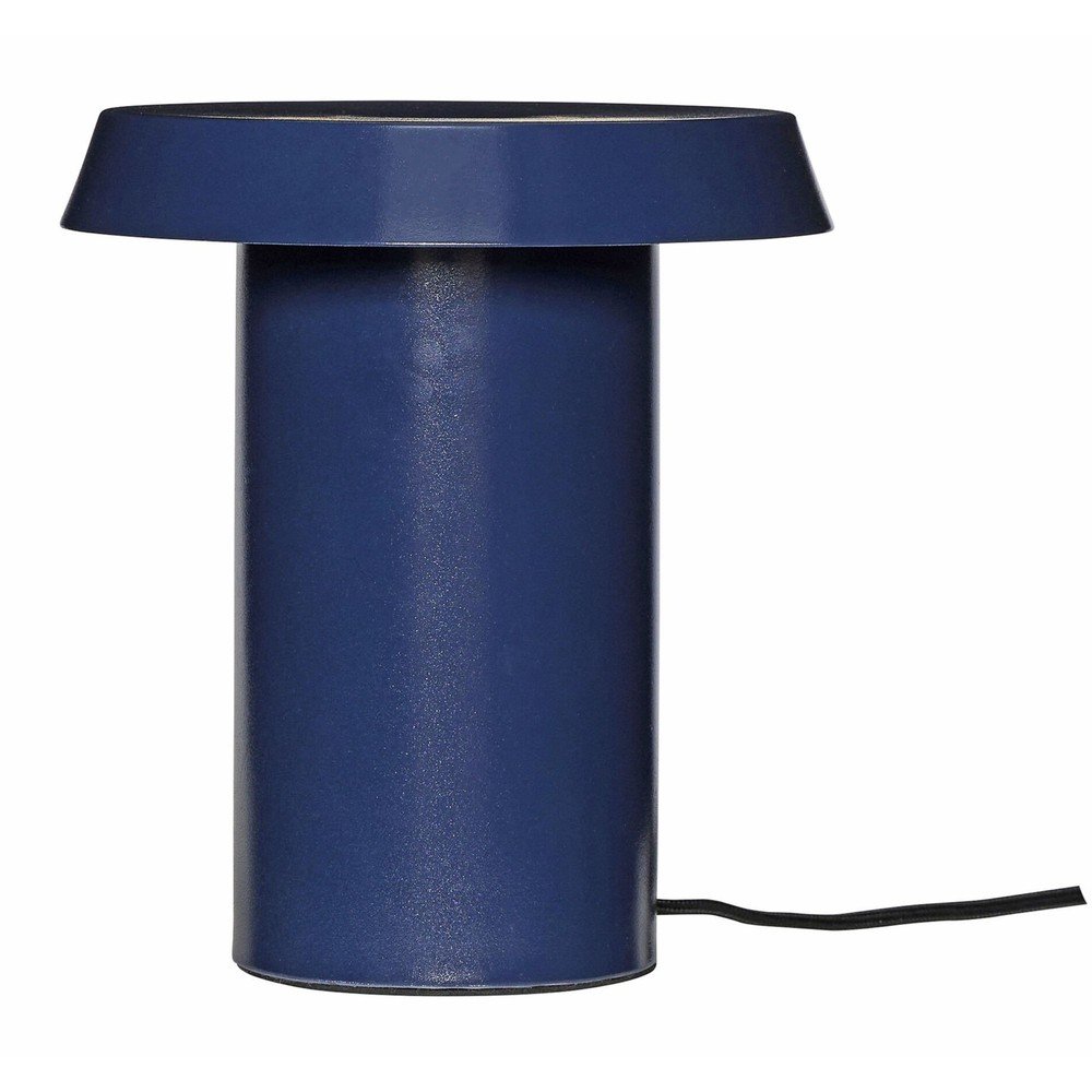 Lampă de masă din metal albastru Keen - Hübsch