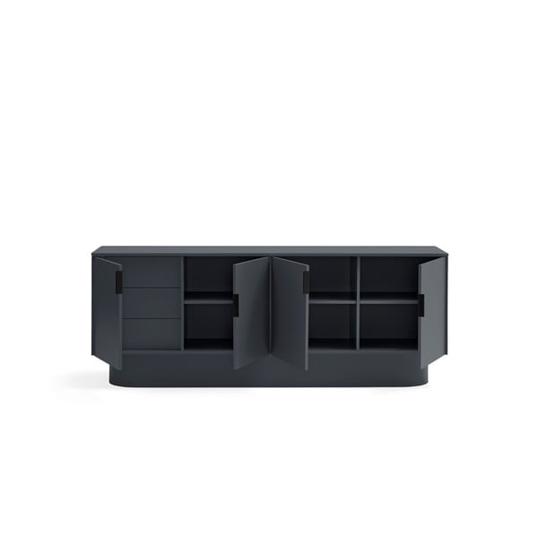 Comodă gri antracit 200x77,5 cm Totem – Teulat-image-4