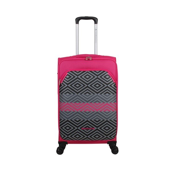 Set 3 trolere cu 4 roți Lulucastagnette Peruana, magenta-image-4