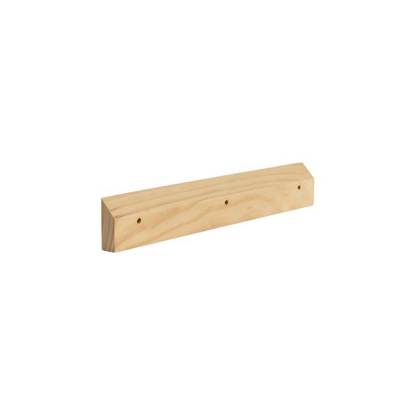 Noptieră în culoare naturală deschisă suspendată/cu rafturi din lemn de stejar Viggo – Ellos Home-image-4
