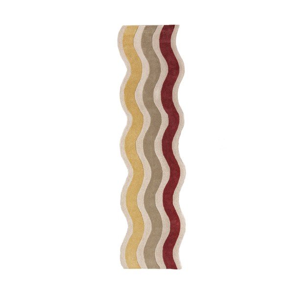 Covor tip traversă țesut manual din lână 80x300 cm Cascade Wool – Flair Rugs