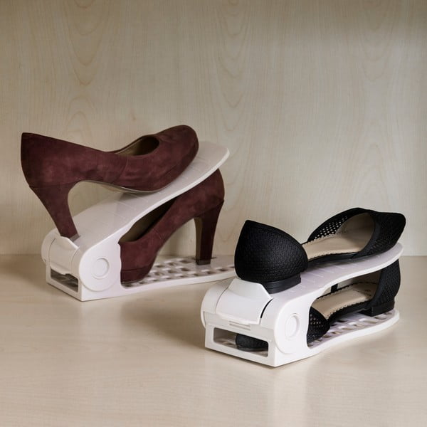 Set 6 organizatoare pentru încălțăminte InnovaGoods Rack Adjustable Slots-image-1