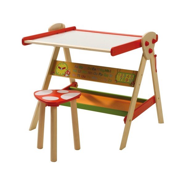 Tablă pentru copii cu scăunel Roba Kids-image-1