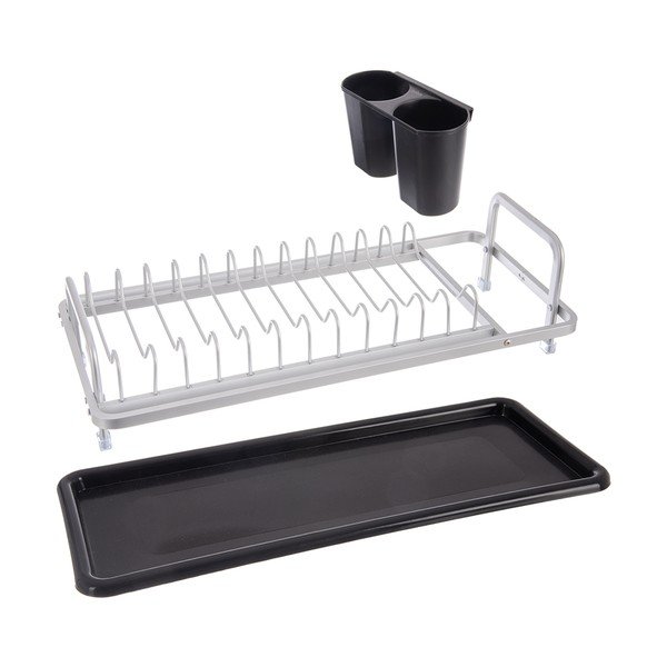 Scurgător de vase alb-negru din metal 41,5x17 cm Deluxe – Orion-image-2