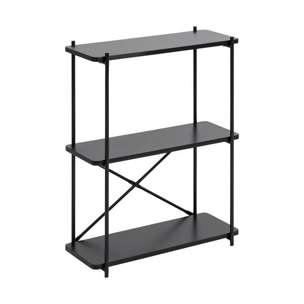 Bibliotecă joasă Actona Pascal, negru-image-2