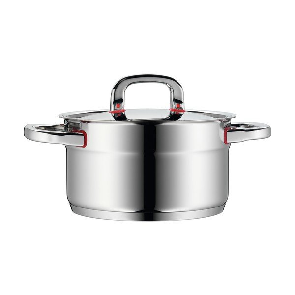 Oală din oțel inoxidabil cu capac WMF Cromargan® Premium A II, ⌀ 20 cm-image-1