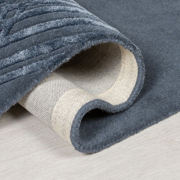 Covor din lână Flair Rugs Diamonds, 160 x 230 cm, albastru-image-1