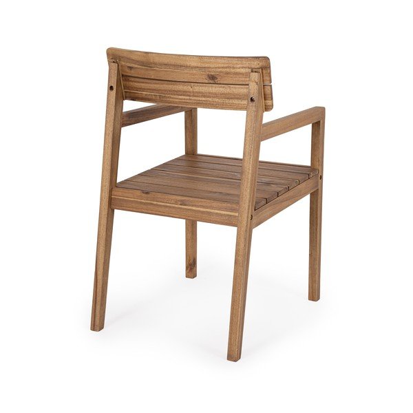 Scaun de grădină în culoare naturală din lemn masiv Rodano – Bizzotto-image-4