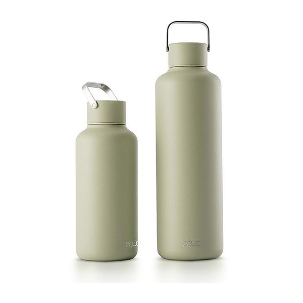 Sticlă din inox Equa Timeless, 1 l, verde deschis-image-3