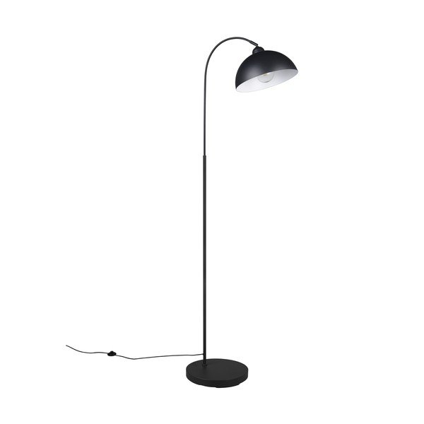 Lampadar negru cu abajur din metal (înălțime 170 cm) Sierra – Reality