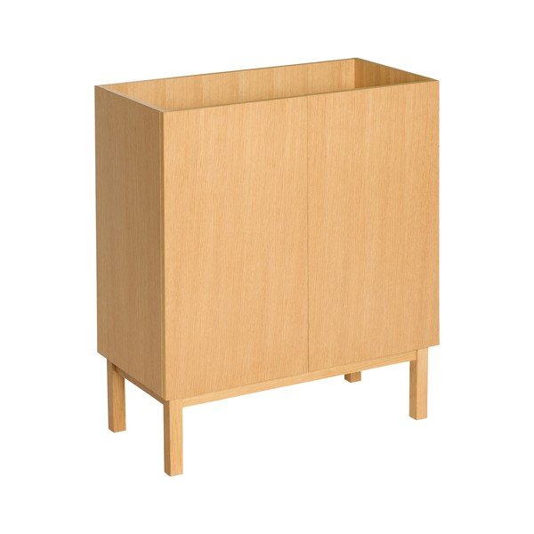 Dulap în culoare naturală cu aspect de lemn de stejar 80x90x40 cm Ark – Hübsch