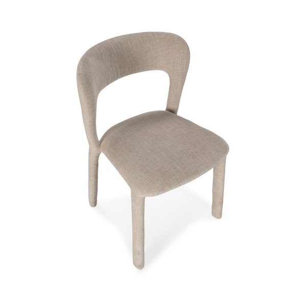 Scaun de living bej tapițat Lilia – MOME-image-3