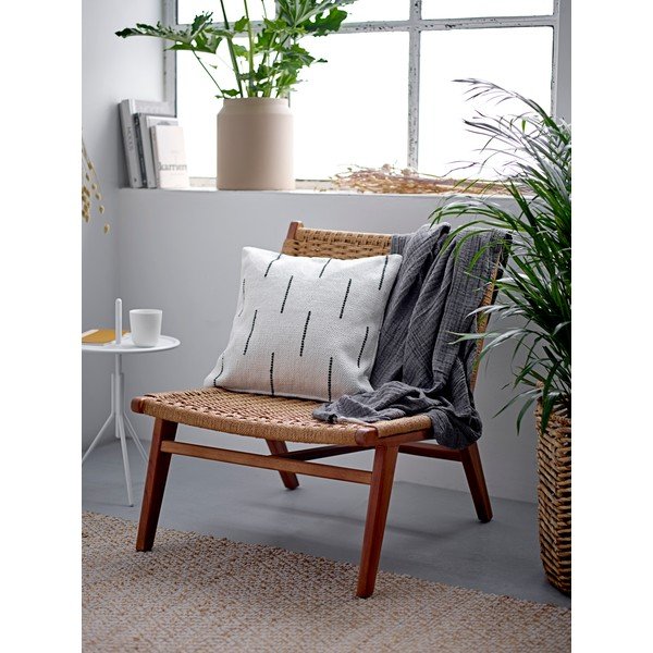 Pernă din bumbac Södahl Lauri, 45 x 45 cm, bej-image-1