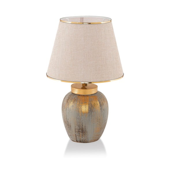 Veioză crem/aurie (înălțime 47 cm) – Opviq lights
