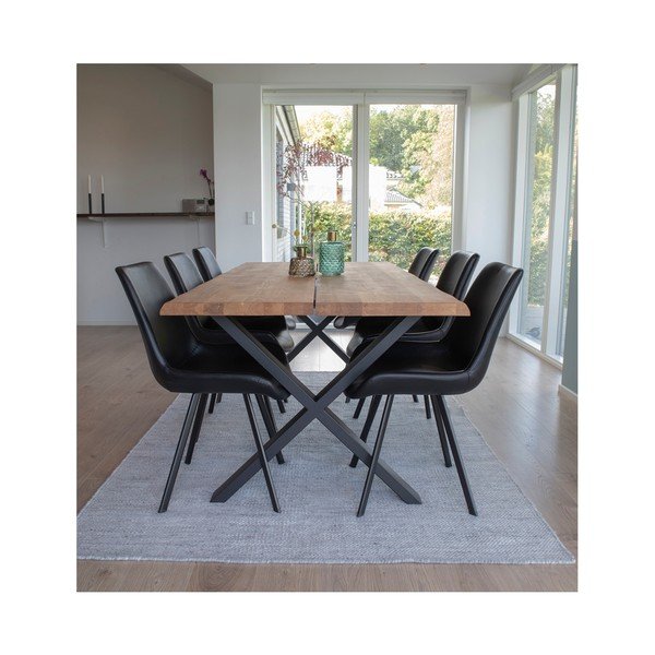 Scaune de dining negre 2 buc. Memphis – House Nordic-image-4