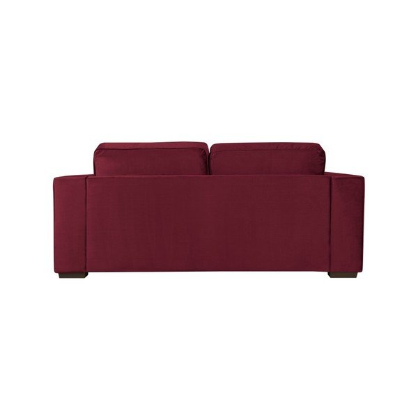 Canapea cu 3 locuri Cosmopolitan Denver, roșu burgundy-image-3